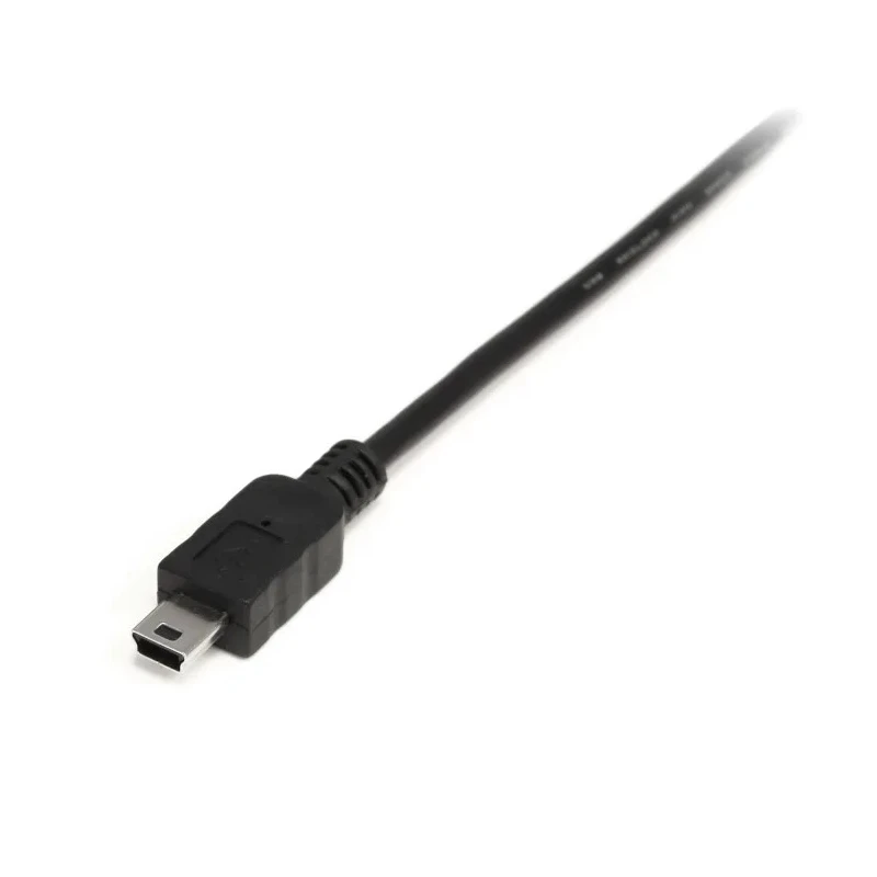 StarTech.com USB 2.0 Male USB 2.0 Type A to Male Mini USB Type B Cable, Black, 2m USB2HABM2M