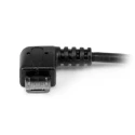 StarTech.com USB 2.0 Female Micro USB Type B to Female USB 2.0 Type A Cable, Black, 127mm UUSBOTGRA
