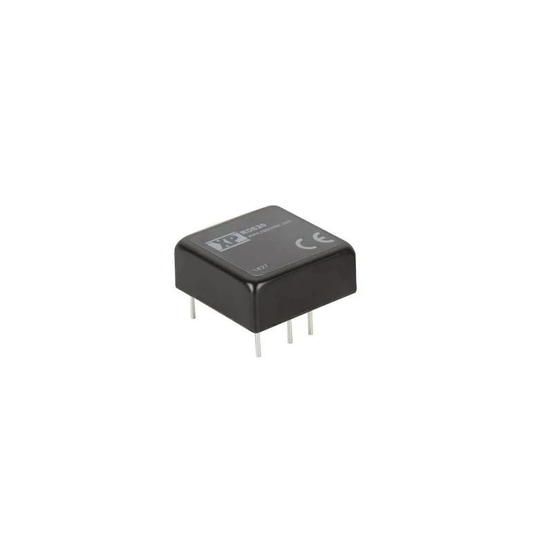 XP Power DC/DC Converter, 15V DC Output, 1.33A, 70V DC Maximum Input, 20W, Through Hole Mount, Operating Temperature RDE20