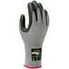 Showa Grey HPPE Polyester Work Gloves, Size 8, Nitrile Foam Coating SHO386