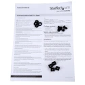 StarTech.com Black Vented Rack Shelf 1U 440mm Width 175mm Depth 20kg Load CABSHELF1U7V