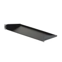 StarTech.com Black Steel Shelf, 1U Rack Unit, 15kg Maximum Load, 17.4mm Width x 178mm Depth, Ventilated, CE RoHS CABSHELF1U