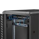 StarTech.com Black Steel Shelf, 1U Rack Unit, 15kg Maximum Load, 17.4mm Width x 178mm Depth, Ventilated, CE RoHS CABSHELF1U