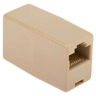 RS PRO RJ45 UTP Coupler Cat3 Network Ethernet Connector 22.02mm x 16mm x 37.3mm 186-3048