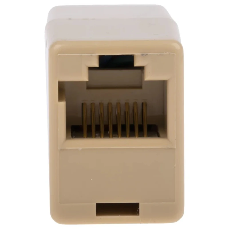 RS PRO RJ45 UTP Coupler Cat3 Network Ethernet Connector 22.02mm x 16mm x 37.3mm 186-3048