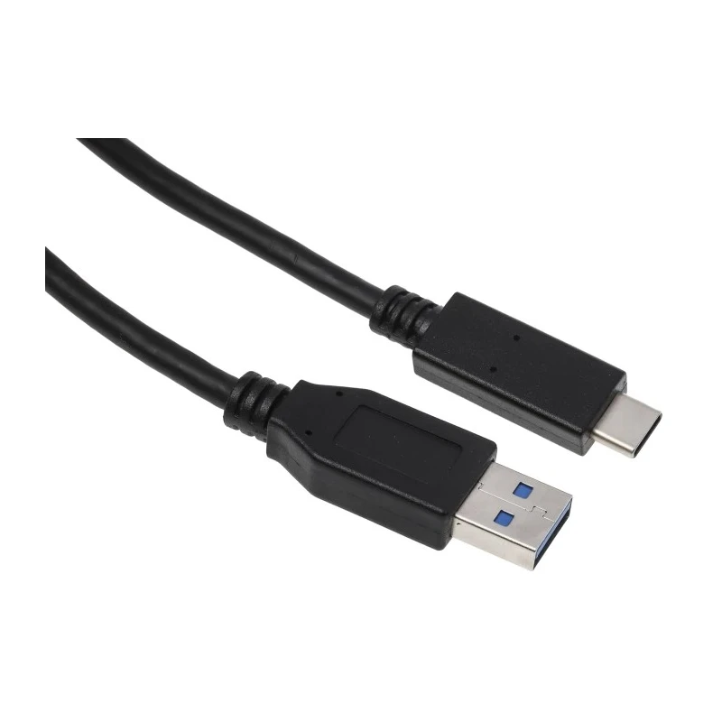 RS PRO IC Socket USB Cable, Male USB Type A to Male USB Type C, Black, 2 m, 20V 186-3053