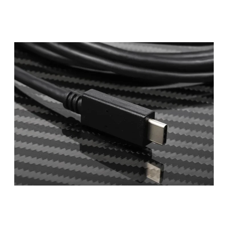 RS PRO IC Socket USB Cable, Male USB Type A to Male USB Type C, Black, 2 m, 20V 186-3053
