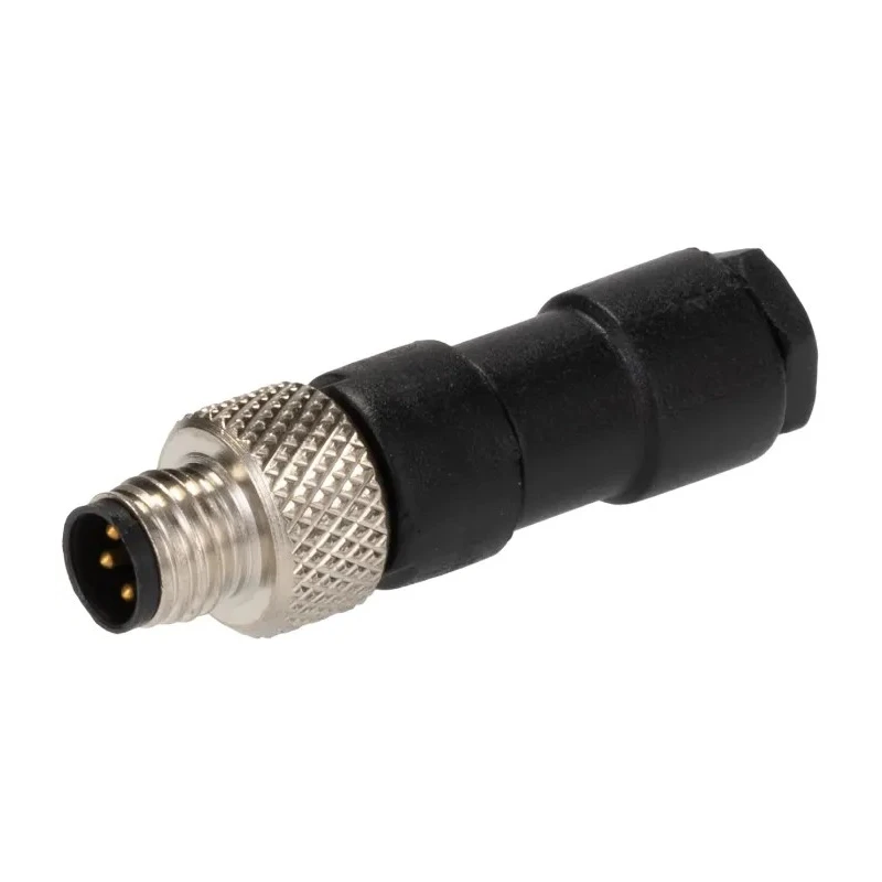 RS PRO Industrial Circular Connector 4 Contacts Cable Mount M8 Plug Male Threaded IP67 30V 4A 186-3087