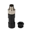 RS PRO Industrial Circular Connector 4 Contacts Cable Mount M8 Plug Male Threaded IP67 30V 4A 186-3087
