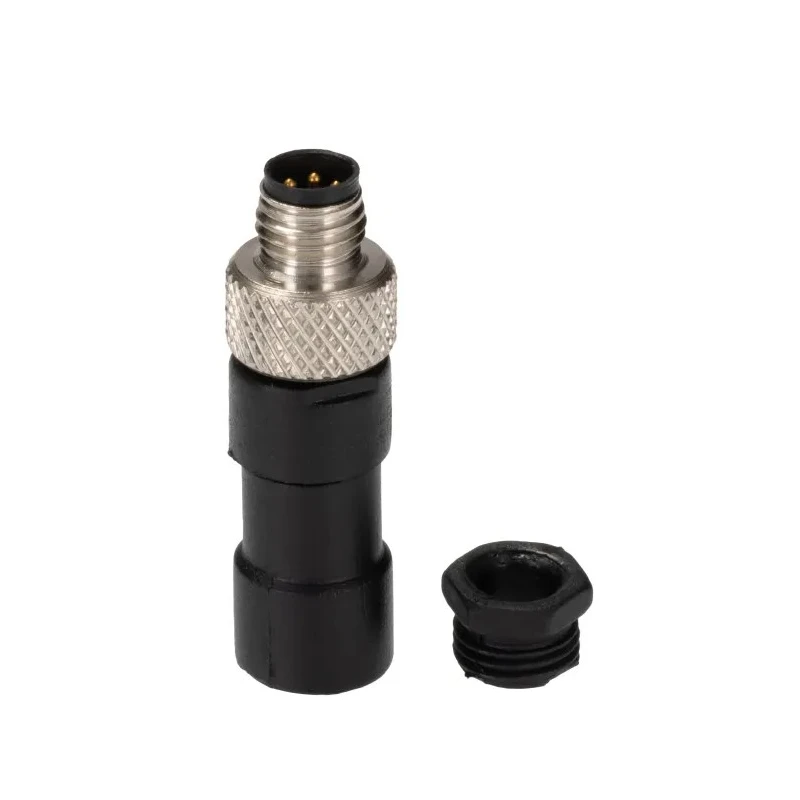 RS PRO Industrial Circular Connector 4 Contacts Cable Mount M8 Plug Male Threaded IP67 30V 4A 186-3087