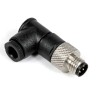 RS PRO Circular Connector 3 Contacts Cable M8 Plug Male IP67 30V 4A Nylon Housing 186-3092