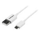 RS PRO USB 2.0 Male USB Type A to Male Micro USB Type B Cable 2m USBPAUB2MW