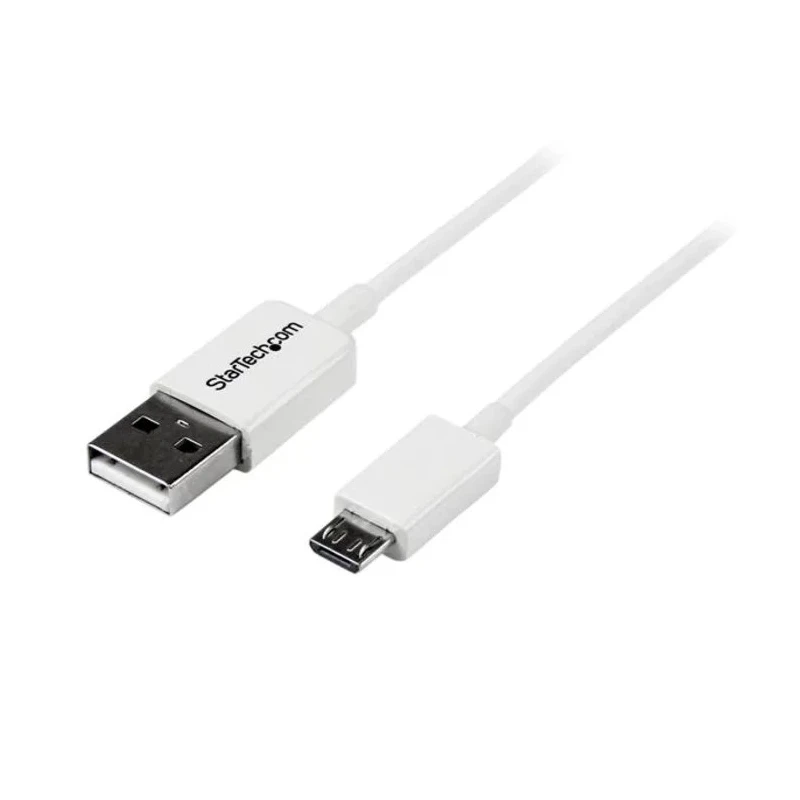 RS PRO USB 2.0 Male USB Type A to Male Micro USB Type B Cable 2m USBPAUB2MW