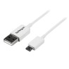 RS PRO USB 2.0 Male USB Type A to Male Micro USB Type B Cable 2m USBPAUB2MW