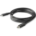 StarTech.com USB 2.0 Male USB Type C to Male USB Type C Cable Black PVC Jacket 1m USB2C5C1M