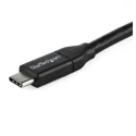 StarTech.com USB 2.0 Male USB Type C to Male USB Type C Cable Black PVC Jacket 1m USB2C5C1M