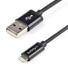 StarTech.com USB 2.0 Male USB Type A to Male Lightning Connector Cable Black 2m USBLT2MB