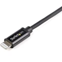 StarTech.com USB 2.0 Male USB Type A to Male Lightning Connector Cable Black 2m USBLT2MB