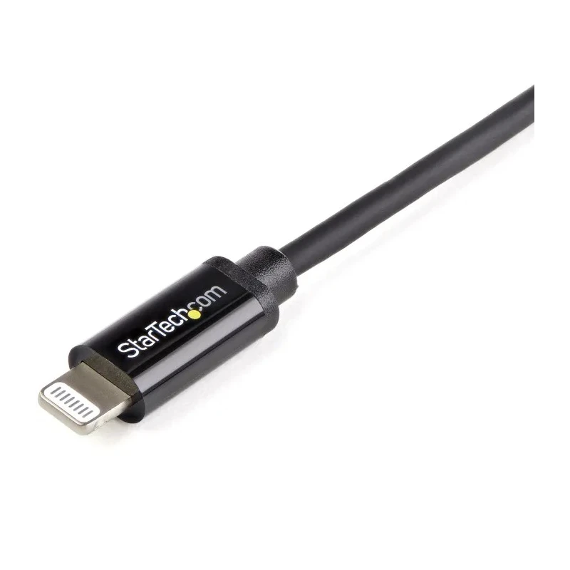 StarTech.com USB 2.0 Male USB Type A to Male Lightning Connector Cable Black 2m USBLT2MB