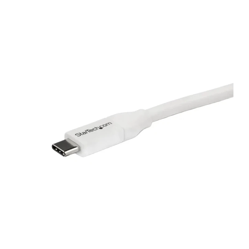 StarTech.com USB 2.0 Male USB Type C to Male USB Type C Cable White Thermoplastic Elastomer Jacket 4m USB2C5C4MW