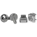 StarTech.com Metal Mounting Screw Set for Server Racks and Cabinets M5 Thread 25mm Height 12mm Length 5mm Width CABSCREWM5