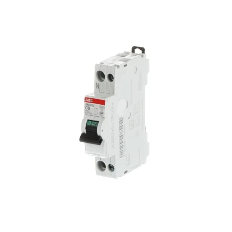 ABB Miniature Circuit Breaker 1-Pole 6A Type C, 230V AC, 4.5 kA Breaking Capacity SN201