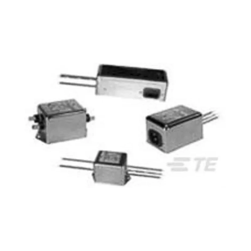 TE Connectivity Corcom Q Flange RFI Filter 3A 250V AC 50Hz 60Hz Fast-On Termination 3EQ1