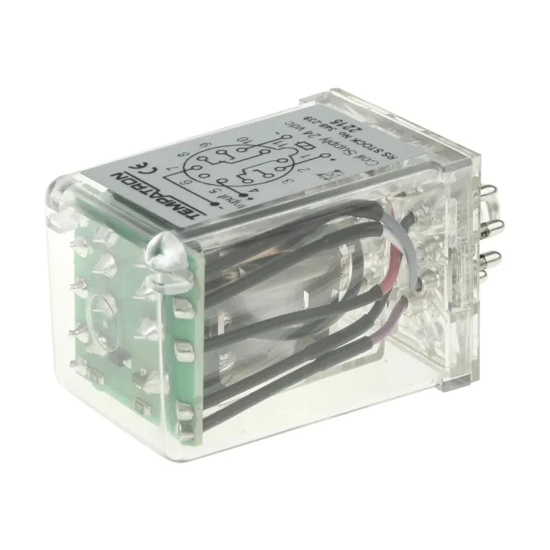 Tempatron Power Relay 24V DC Coil 7A Switching Current DPDT HSR-24VDC