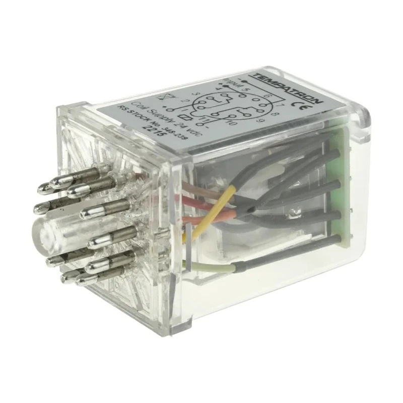 Tempatron Power Relay 24V DC Coil 7A Switching Current DPDT HSR-24VDC