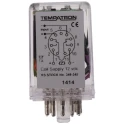 Tempatron Power Relay 12V DC Coil 7A Switching Current DPDT HSR-12VDC