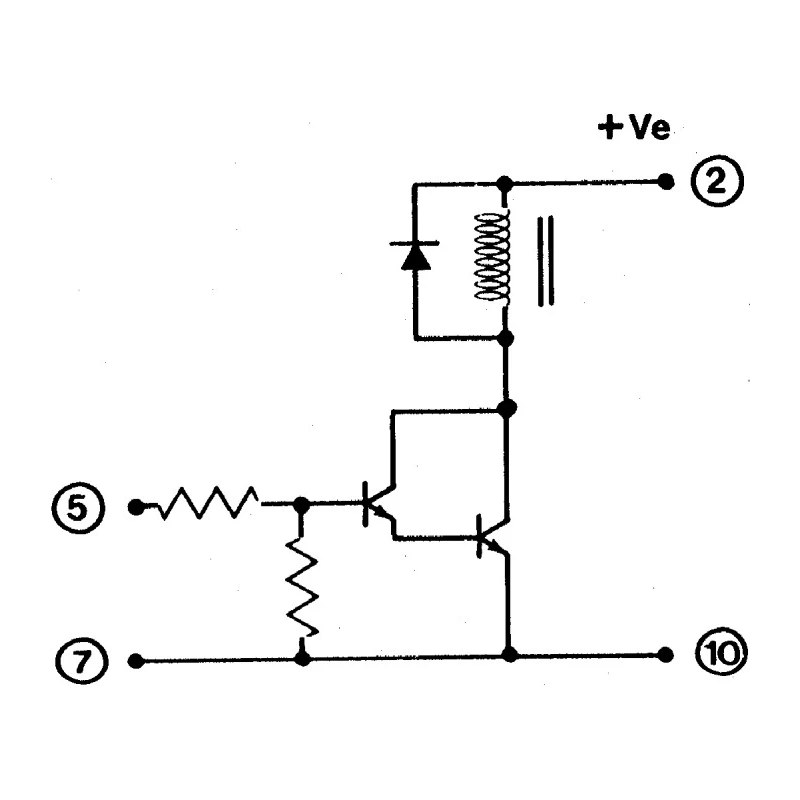 Tempatron Power Relay 12V DC Coil 7A Switching Current DPDT HSR-12VDC
