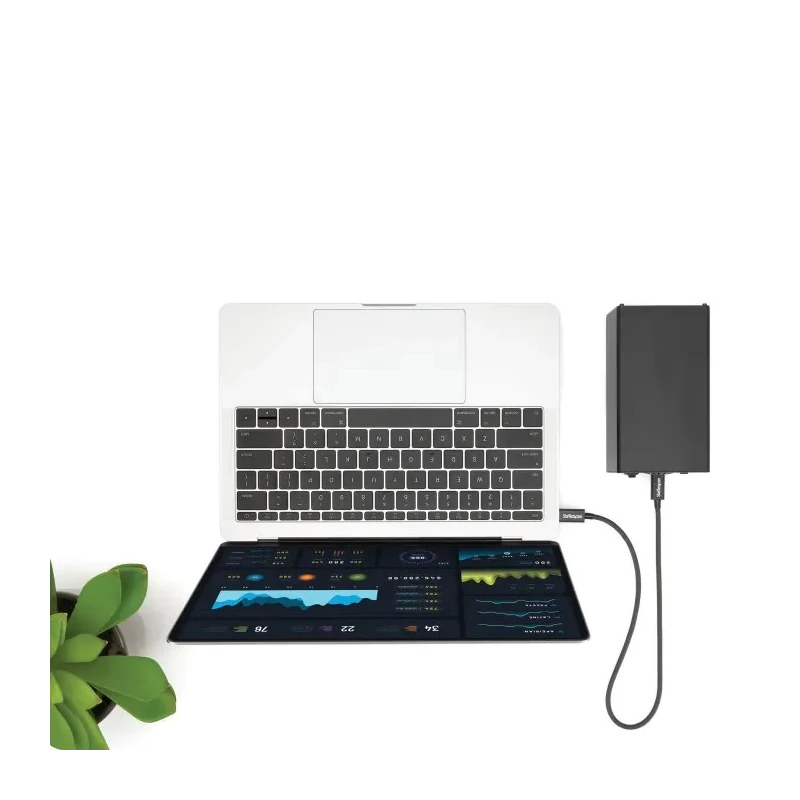 StarTech.com Thunderbolt Cable USB-C 3.2 USB4 500 mm Length 40 Gbps Throughput TBLT34MM50CM