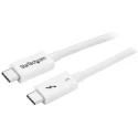 StarTech.com Thunderbolt Cable USB 3.2, 500 mm, 40 Gbps Data Transfer Rate, 100W Power Delivery TBLT34MM50CW