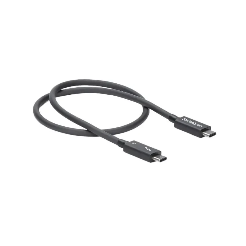 StarTech.com Thunderbolt Cable USB-C 3.2 USB4 500 mm Length 40 Gbps Throughput TBLT34MM50CM