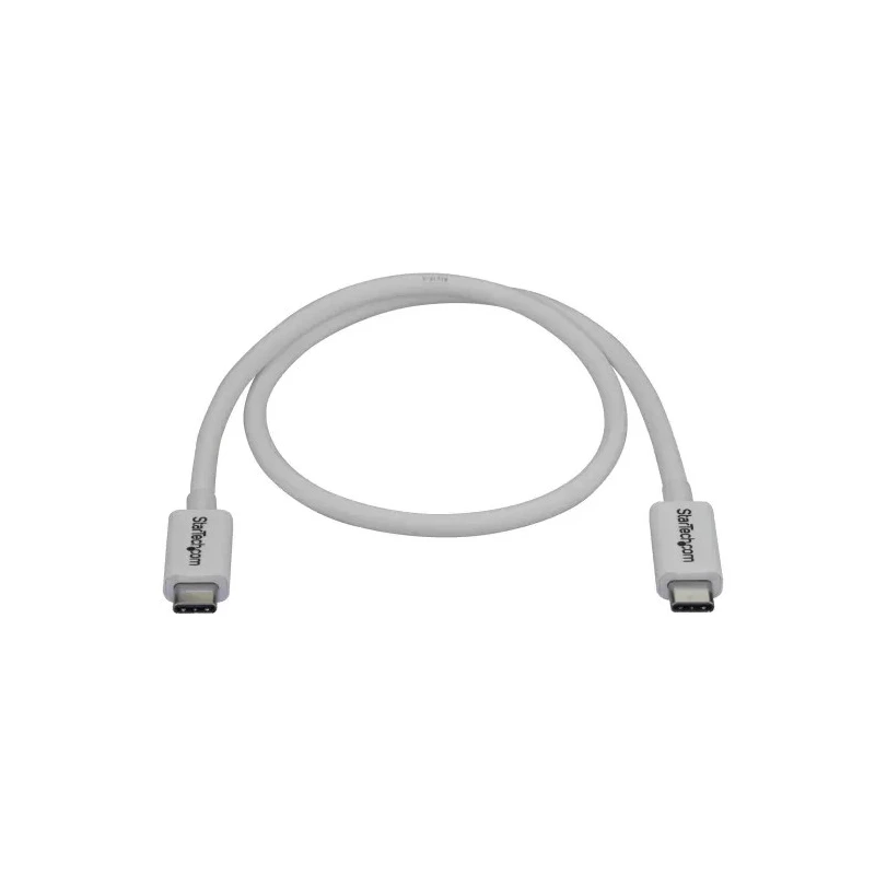 StarTech.com Thunderbolt Cable USB 3.2, 500 mm, 40 Gbps Data Transfer Rate, 100W Power Delivery TBLT34MM50CW