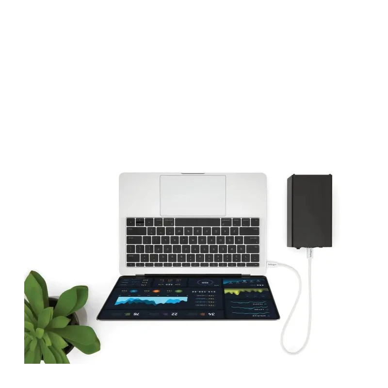 StarTech.com Thunderbolt Cable USB 3.2, 500 mm, 40 Gbps Data Transfer Rate, 100W Power Delivery TBLT34MM50CW