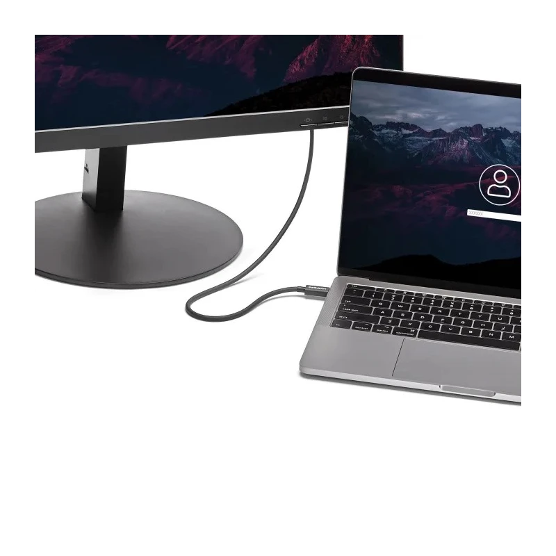 StarTech.com Thunderbolt Cable USB-C 3.2 USB4 500 mm Length 40 Gbps Throughput TBLT34MM50CM