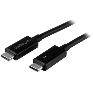 StarTech.com Thunderbolt Cable USB 3.2 20Gbps 1 m Length DisplayPort 1.2 Support TBLT3MM1M