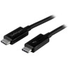 StarTech.com Thunderbolt Cable USB 3.2 20Gbps 1 m Length DisplayPort 1.2 Support TBLT3MM1M