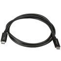 StarTech.com Thunderbolt Cable USB 3.2 20Gbps 1 m Length DisplayPort 1.2 Support TBLT3MM1M