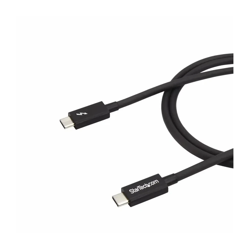 StarTech.com Thunderbolt Cable USB 3.2 20Gbps 1 m Length DisplayPort 1.2 Support TBLT3MM1M