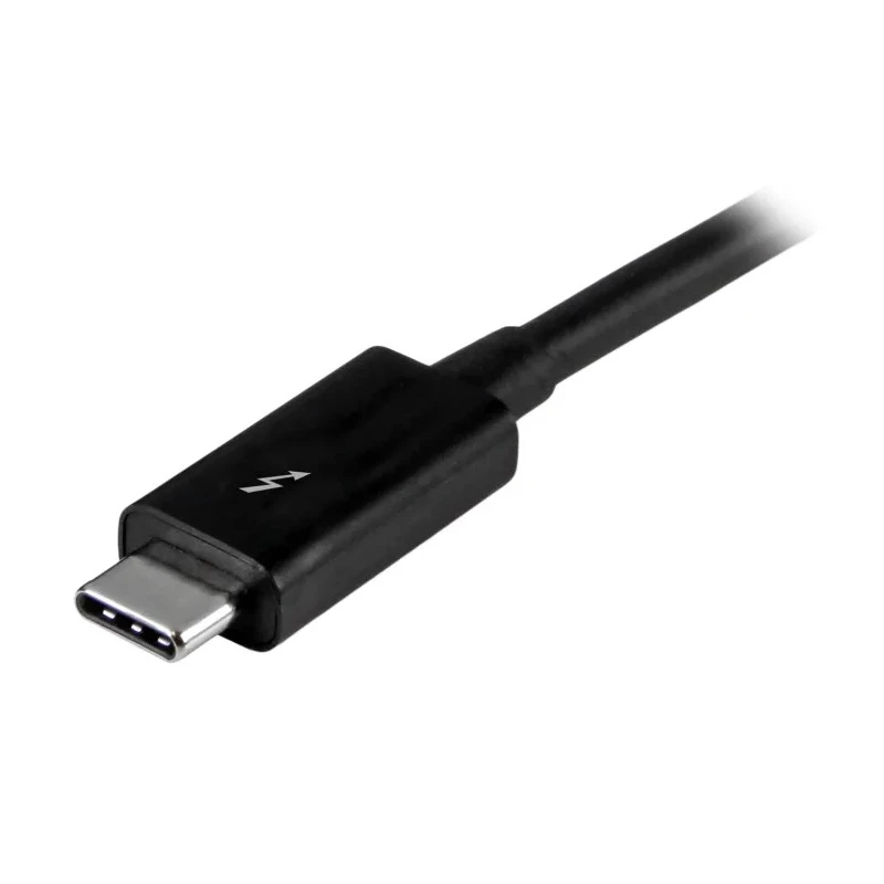 StarTech.com Thunderbolt Cable USB 3.2 20Gbps 1 m Length DisplayPort 1.2 Support TBLT3MM1M