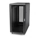 StarTech.com RK Series 22U Floor Standing Steel Server Cabinet Black 603mm Depth 1000mm Width 1112mm Height RK2236BKF