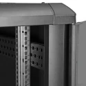 StarTech.com RK Series 22U Floor Standing Steel Server Cabinet Black 603mm Depth 1000mm Width 1112mm Height RK2236BKF