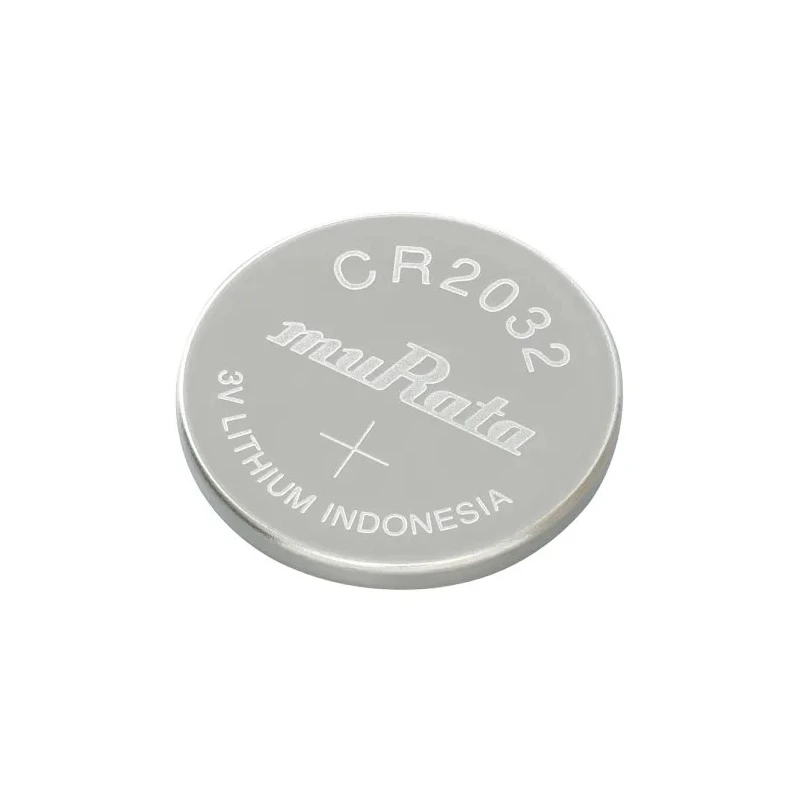 Murata CR2032 Button Battery 3 V 220mAh 20 mm Diameter High Energy Density CR2032