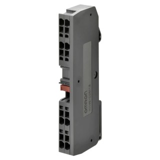 Omron XW6T Series DIN Rail Terminal Block Blue 500V 17.5A Screw Termination XW6T-COM1.5X12BL