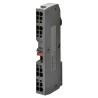 Omron XW6T Series DIN Rail Terminal Block Blue 500V 17.5A Screw Termination XW6T-COM1.5X12BL