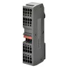 Omron XW6T Series DIN Rail Terminal Block Red, Screw Termination, 800V, 24A Current XW6T-COM2.5X12RD
