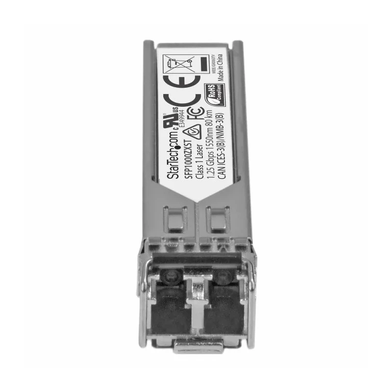 StarTech.com LC Single Mode Fiber Optic Transceiver Module Full Duplex 1.25Gbps 80km SFP1000ZXST
