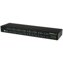 StarTech.com RS232 Interface Converter 16 Ports USB-B to D-Sub Rack Mount 921.6kbps 